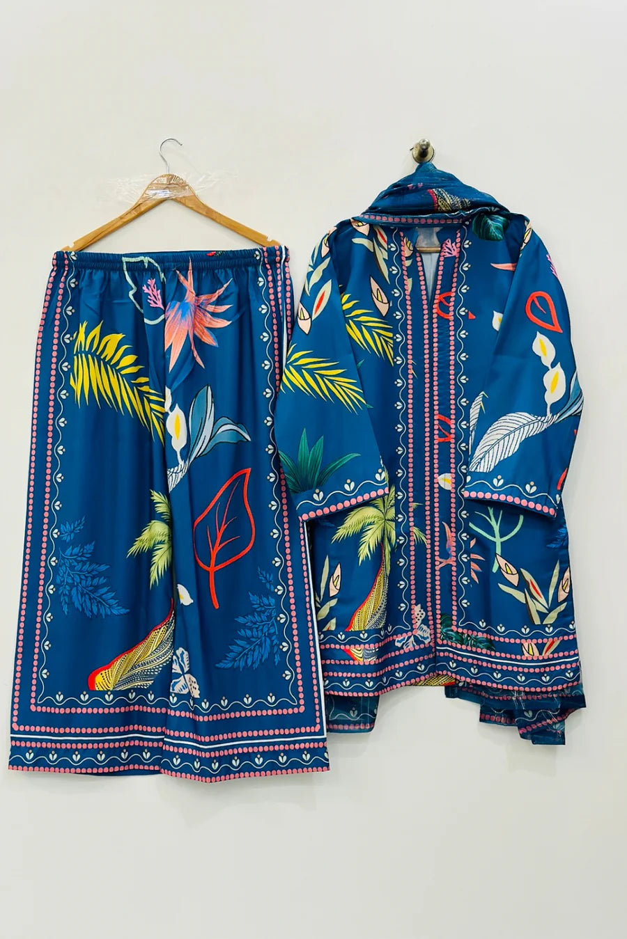 HOORAIN’S PRET DIGITAL PRINTED RAW SILK - 3 PC STITCHED
