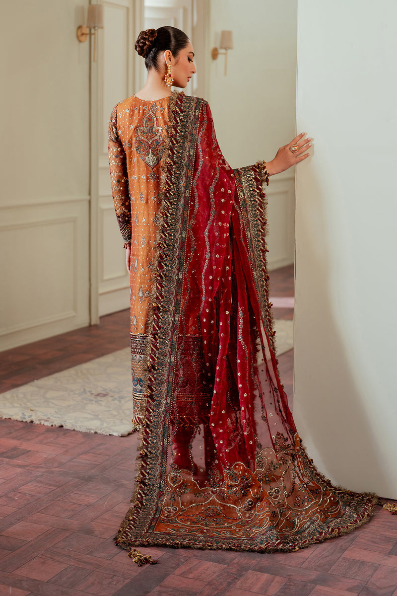 BAROQUE LUXURY EMBROIDERED CHIFFON - 3 PC UNSTITCHED SUIT