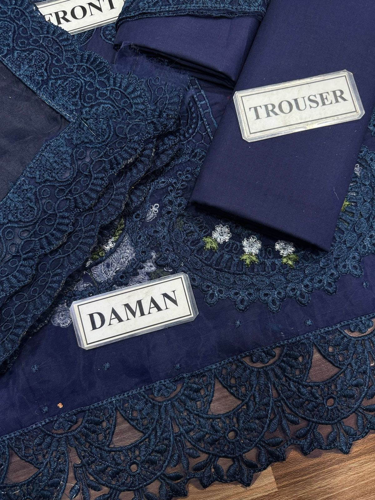 MARIA B LUXURY EMBROIDERED CHIKANKARI LAWN - 3 PC UNSTITCHED