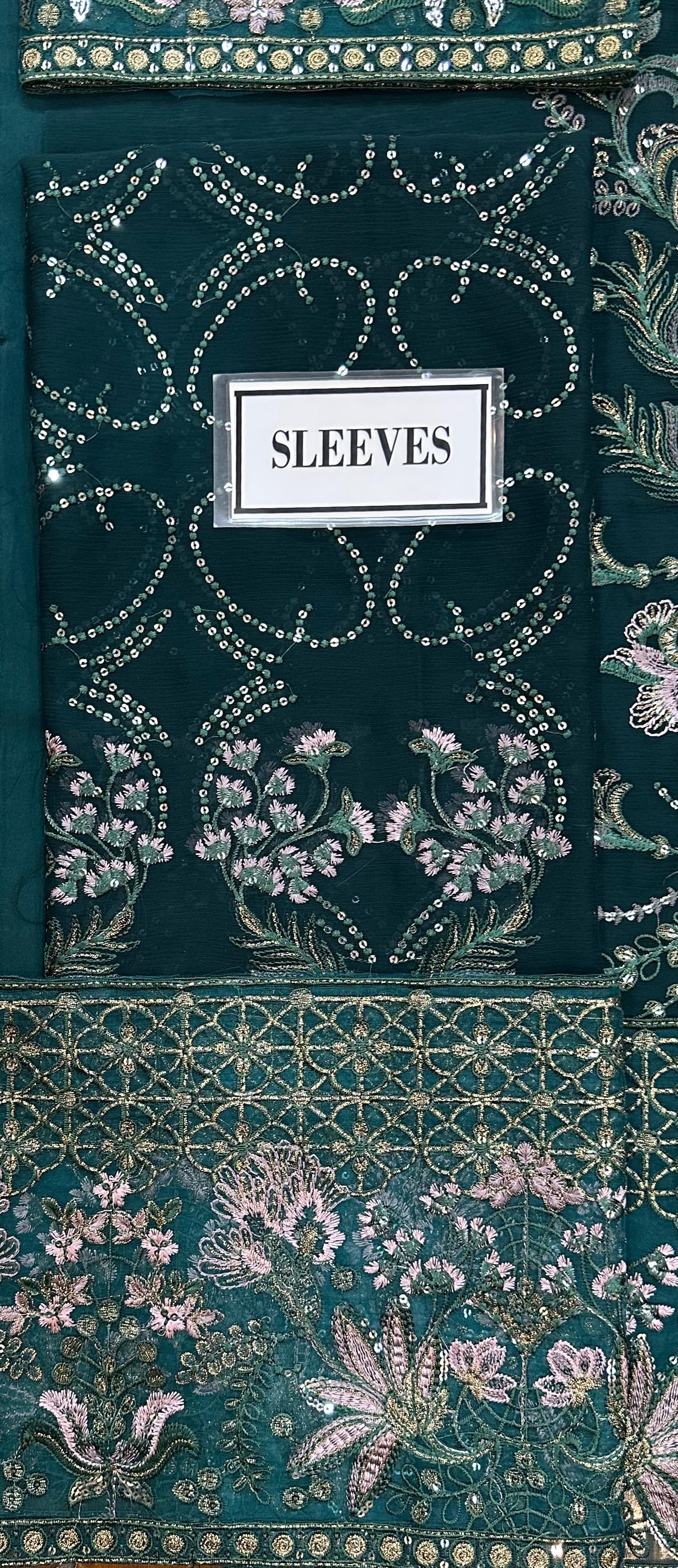LAVISH LUXURY EMBROIDERED CHIFFON - 3 PC UNSTITCHED