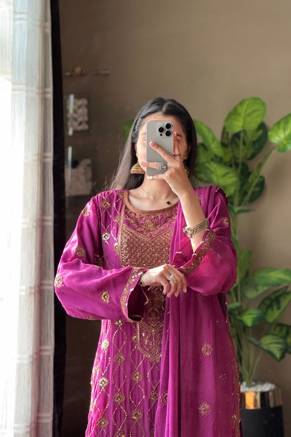 HOORAIN’S PRET LUXURY EMBROIDERED CHIFFON - 3 PC STITCHED