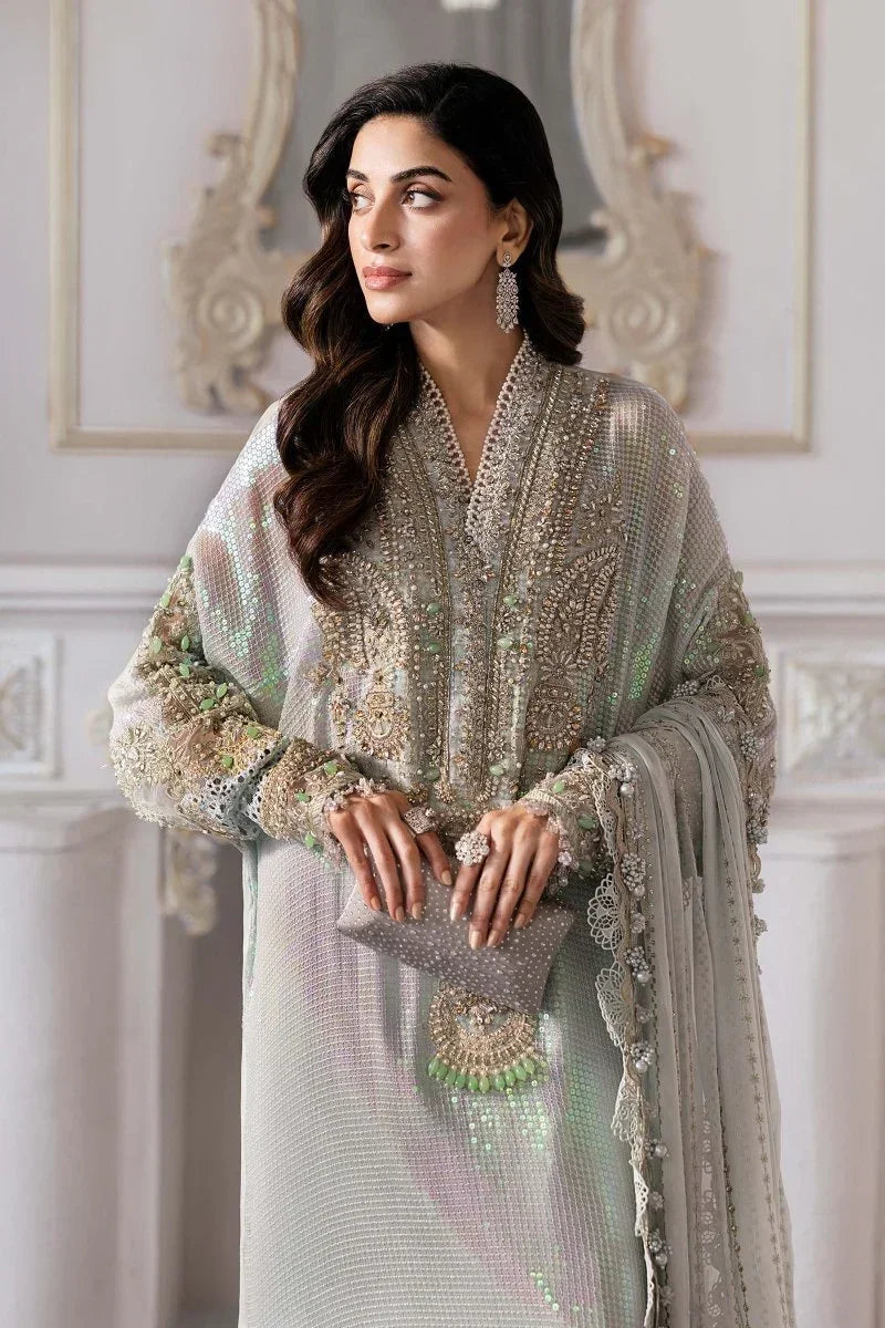 MARIA B LUXURY EMBROIDERED CHIFFON - 3 PC UNSTITCHED
