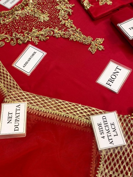 MUSFIRAH LUXURY EMBROIDERED CHARMUSE SILK - 3 PC UNSTITCHED