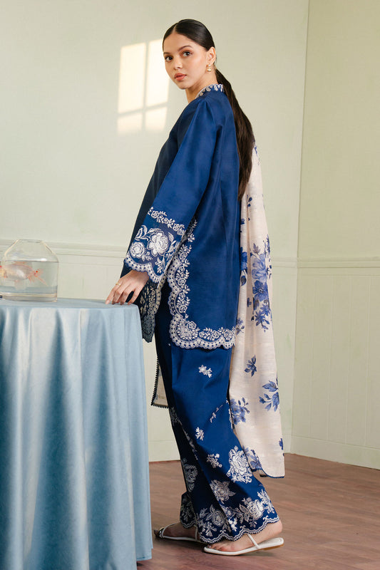 COCO BY ZARA SHAHJAHAN EMBROIDERED LAWN - 3 PC UNSTITCHED
