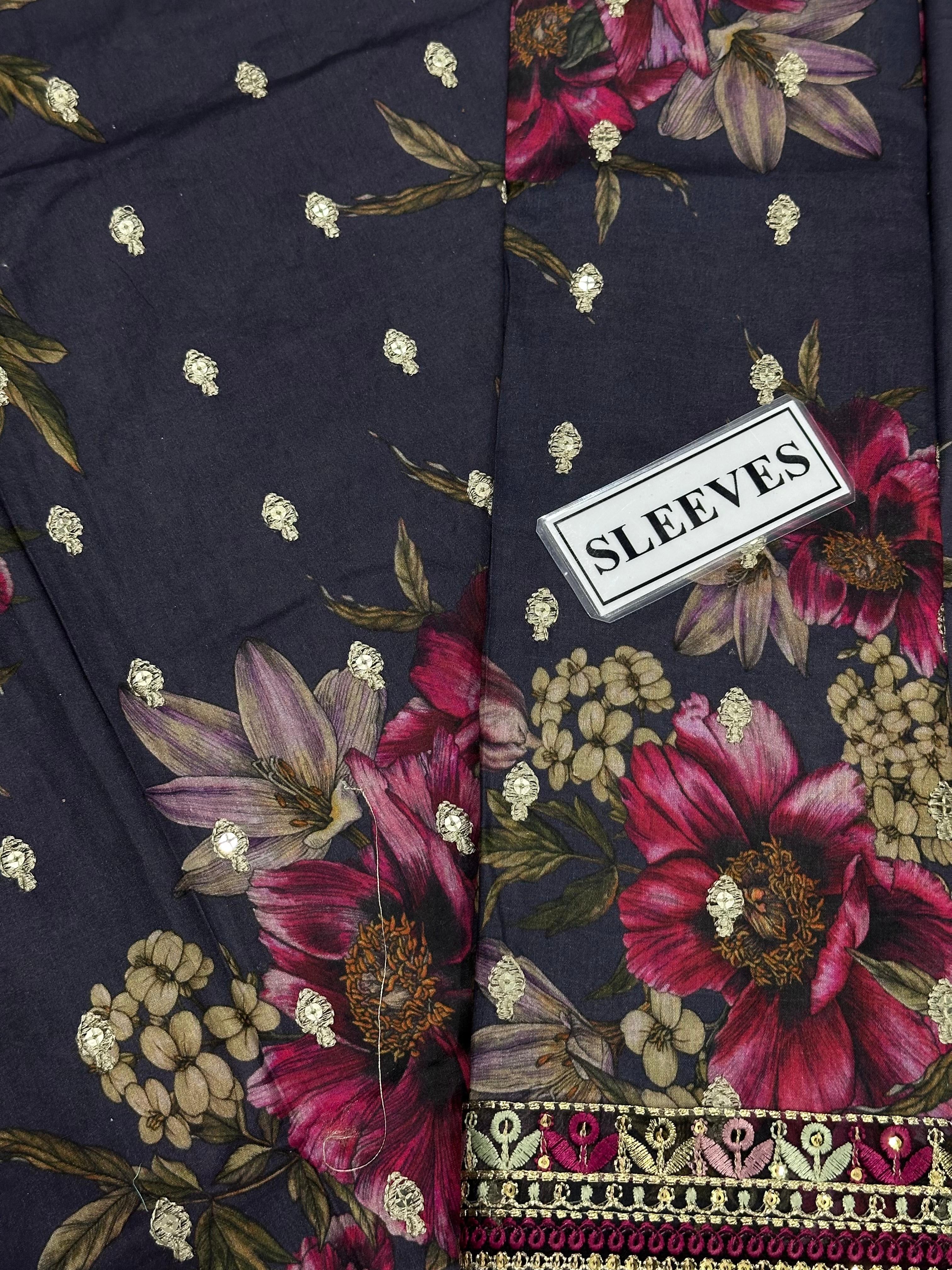 IZNIK DIGITAL PRINTED EMBROIDERED LAWN - 3 PC UNSTITCHED