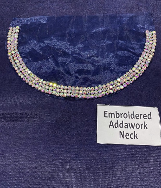 NUREH EMBROIDERED RAW SILK HANDMADE - 3 PC UNSTITCHED