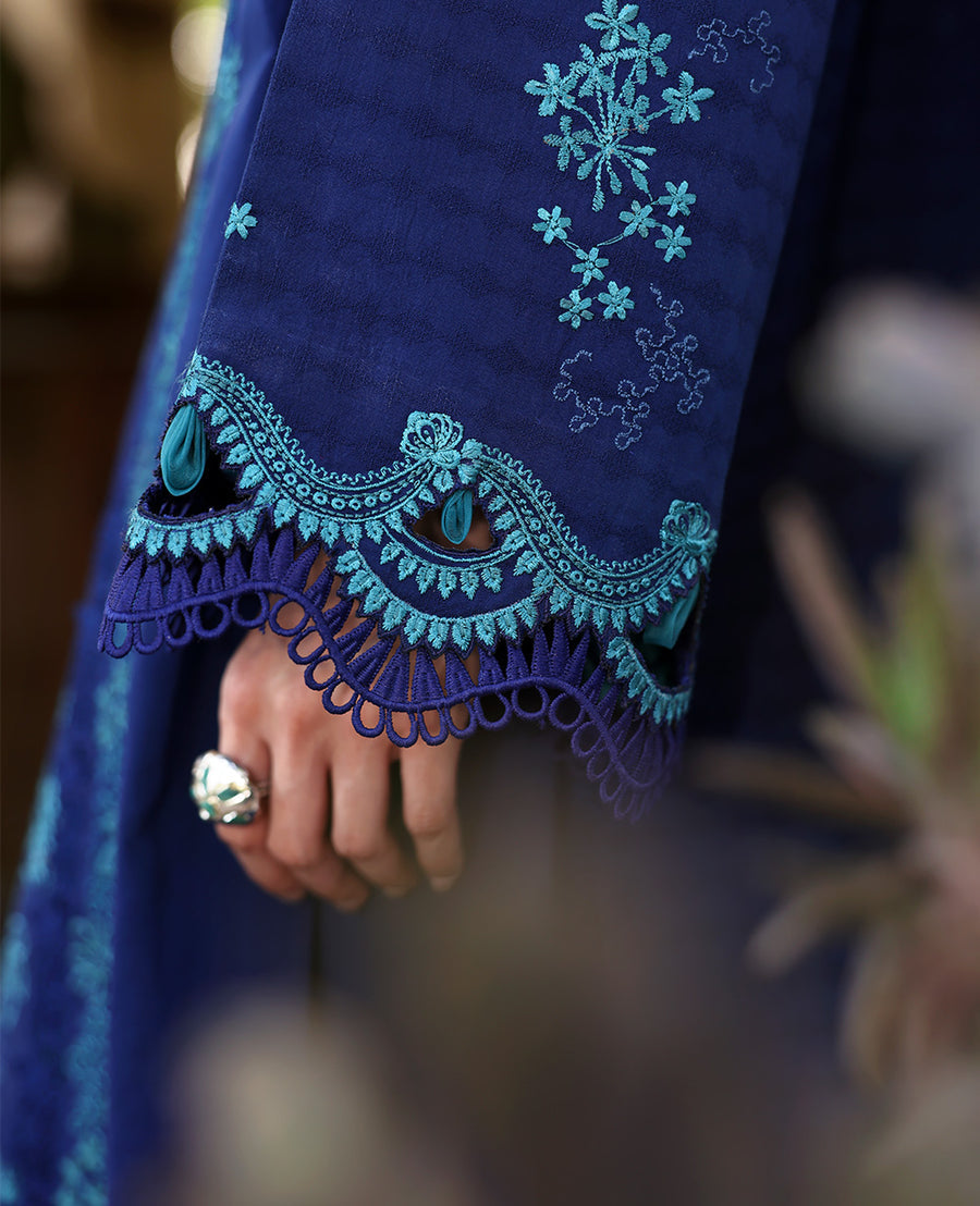 REPUBLIC WOMENSWEAR LUXURY EMBROIDERED LAWN - 3 PC UNSTITCHED