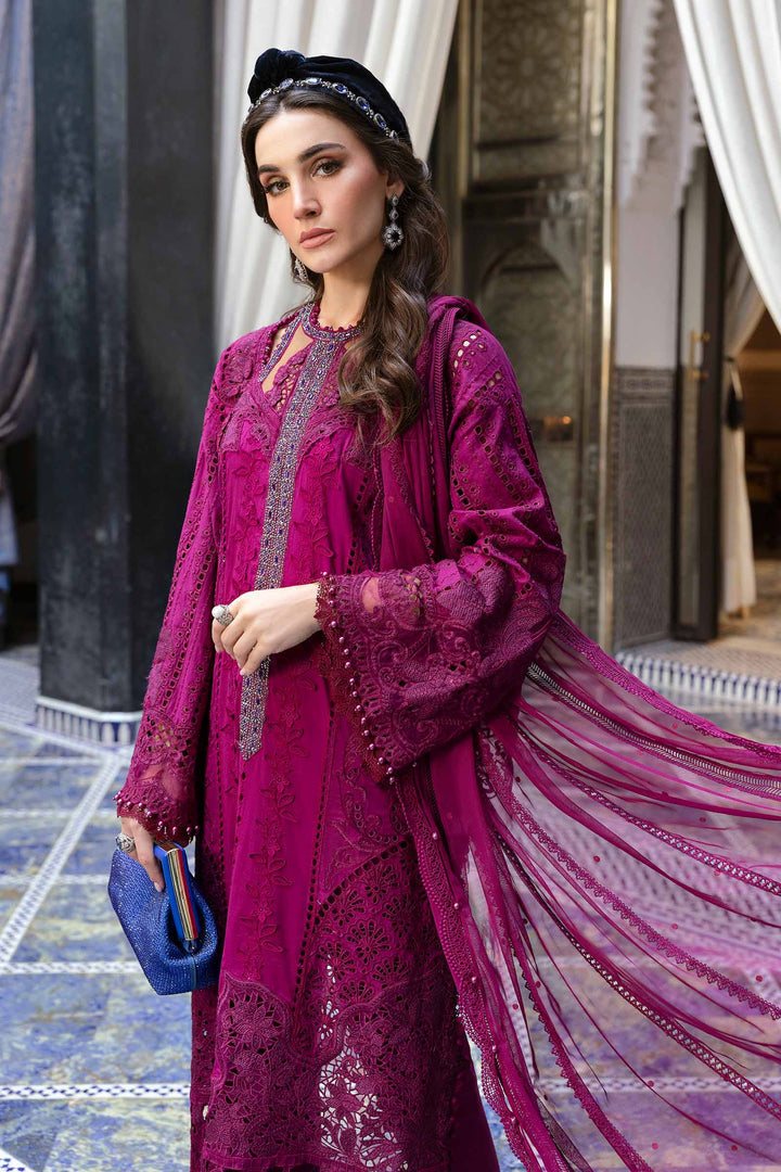 MARIA B LUXURY EMBROIDERED CHIKANKARI LAWN - 3 PC UNSTITCHED