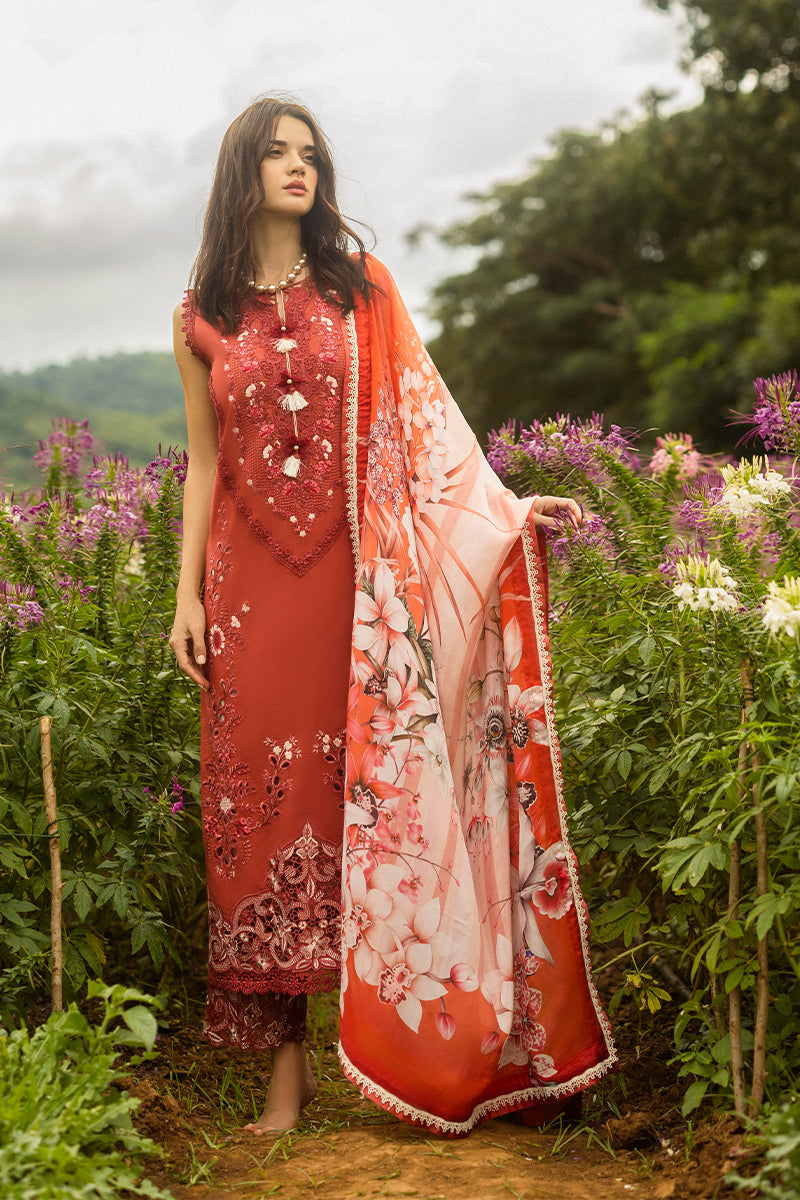 MUSHQ EMBROIDERED LAWN - 3 PC UNSTITCHED