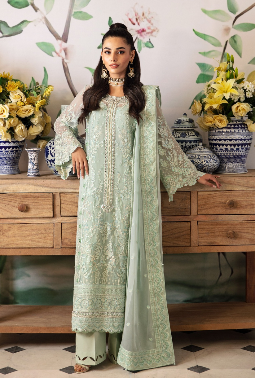 GULAAL LUXURY EMBROIDERED CHIFFON - 3 PC UNSTITCHED