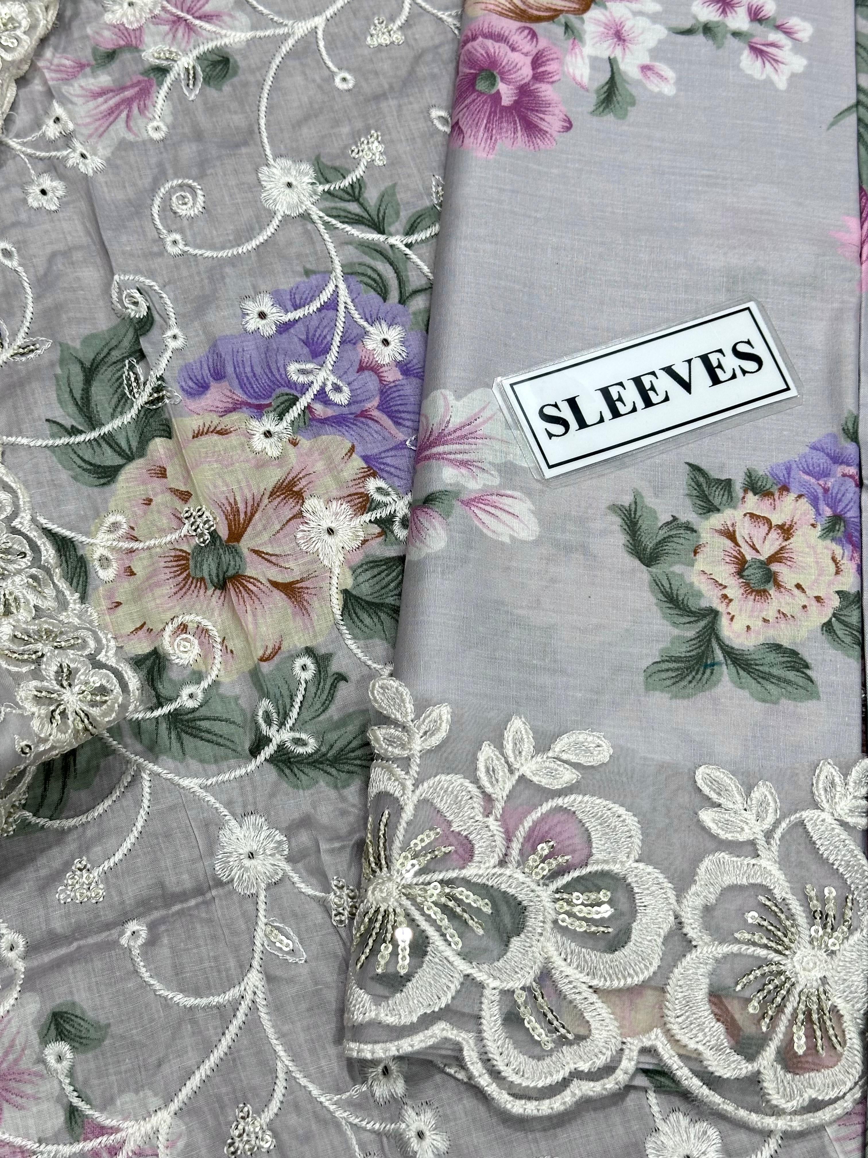 IZNIK EMBROIDERED LAWN - 3 PC UNSTITCHED