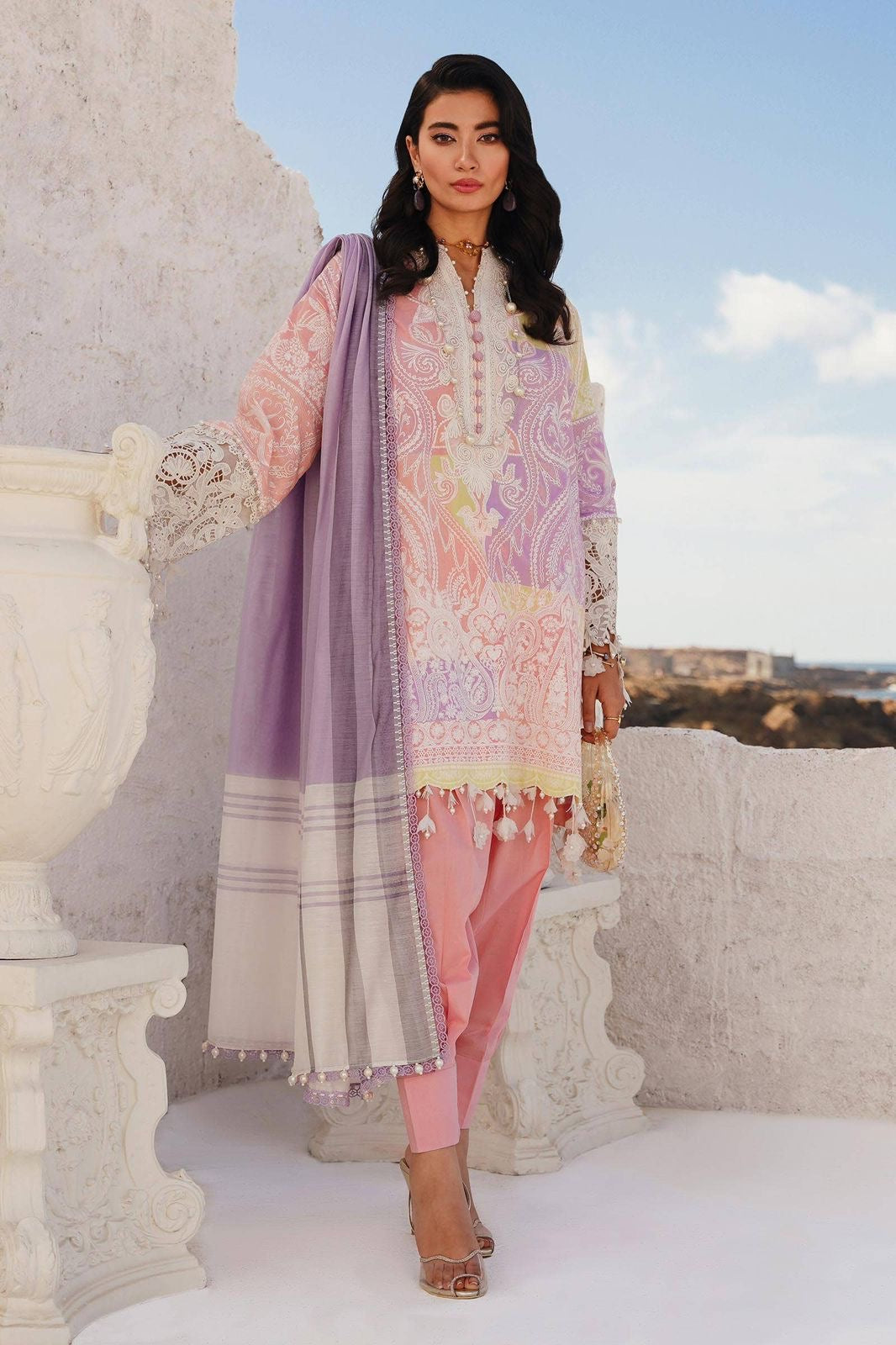 SANA SAFINAZ FORMALS EMBROIDERED LAWN - 3 PC UNSTITCHED