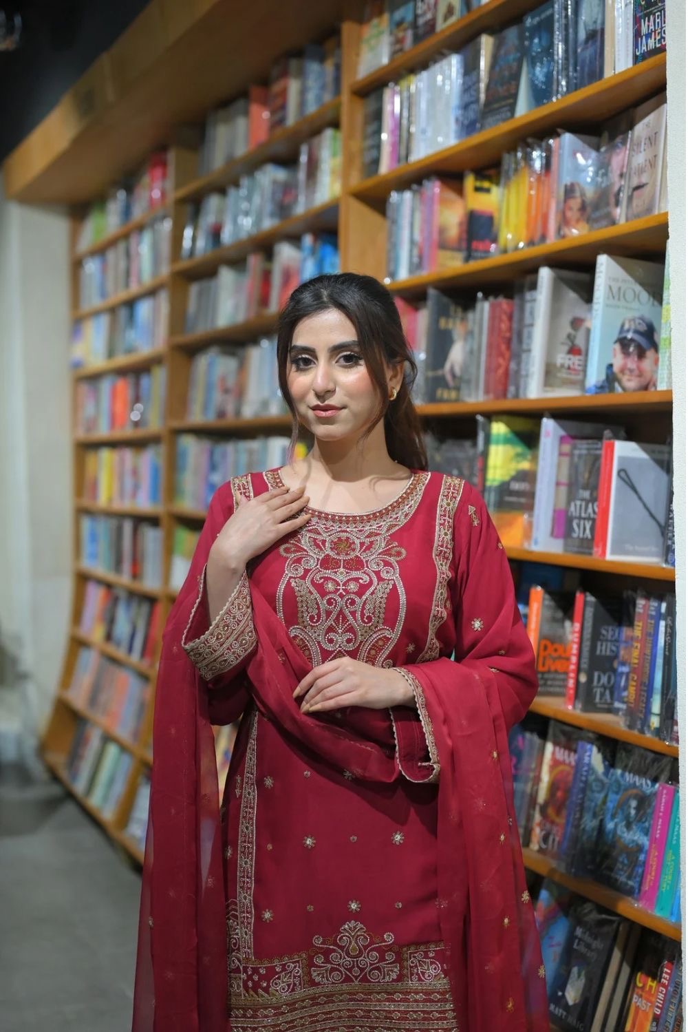 HOORAIN’S PRET CHIFFON EMBROIDERED - 3 PC STITCHED