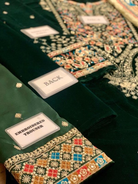 JAZMIN LUXURY 9000 MICRO VELVET EMBROIDERED - 3 PC UNSTITCHED