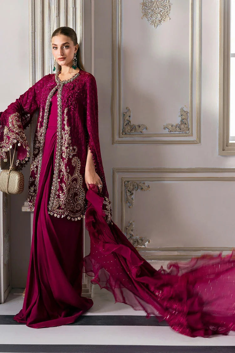 MARIA B LUXURY WEDDING EMBROIDERED CHIFFON - 3 PC UNSTITCHED
