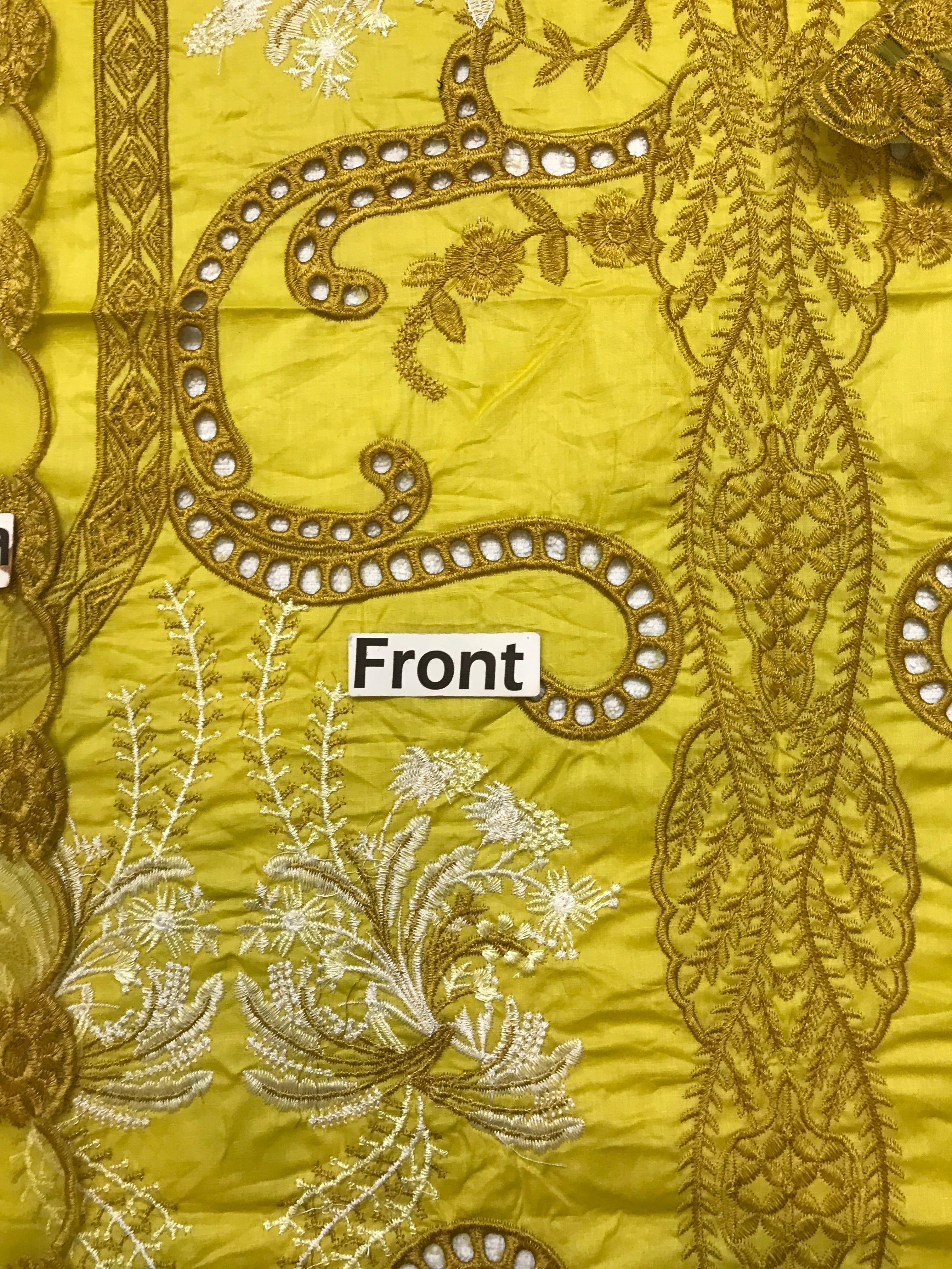 SAIRA SHAKIRA CHIKANKARI EMBROIDERED LAWN - 3 PC UNSTITCHED