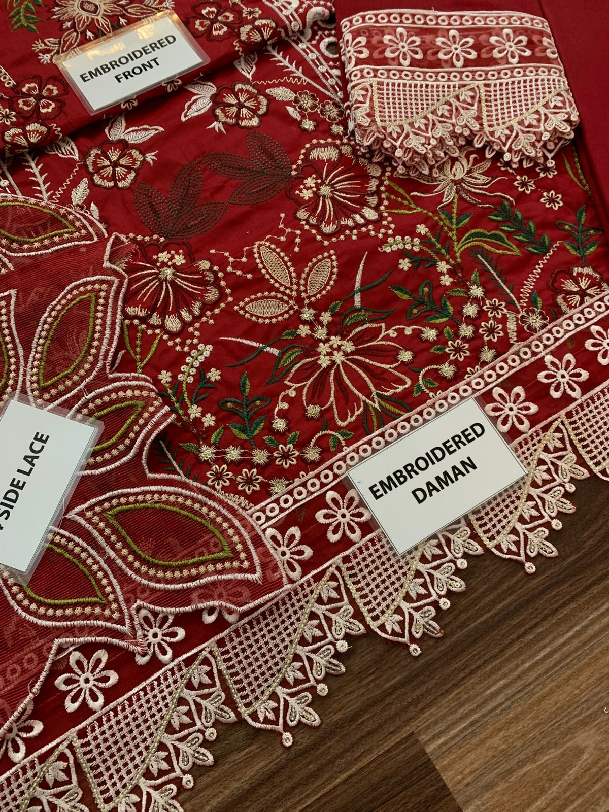 MAHNUR LUXURY EMBROIDERED - LAWN 3 PC UNSTITCHED