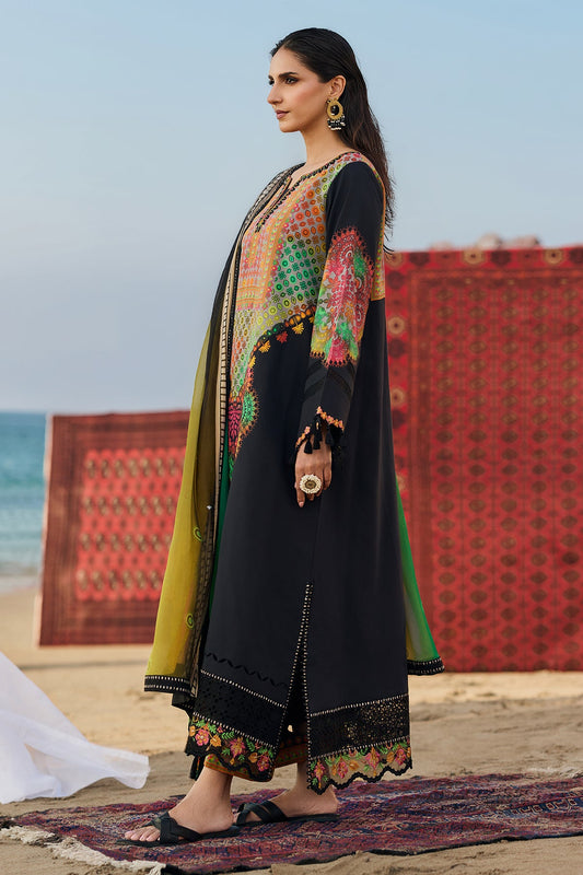 CHARIZMA LUXURY EMBROIDERED SWISS LAWN - 3 PC UNSTITCHED