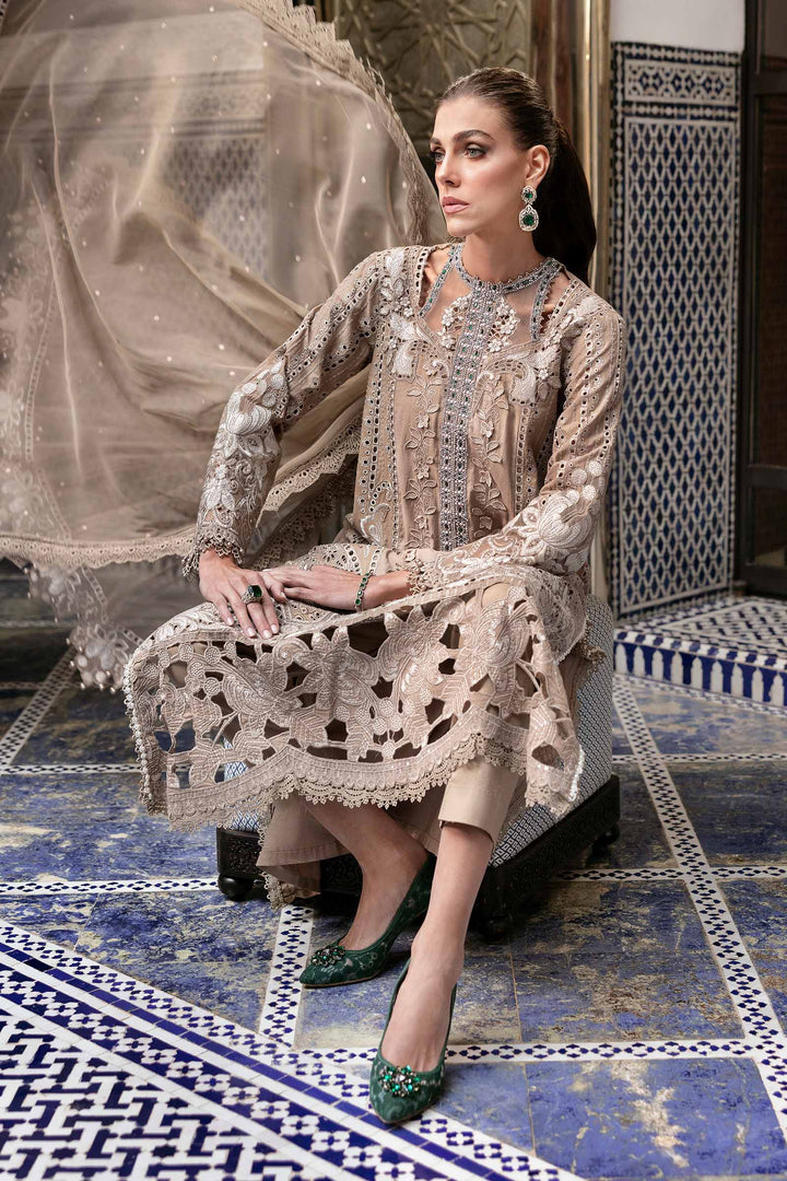 MARIA B LUXURY EMBROIDERED CHIKANKARI LAWN - 3 PC UNSTITCHED