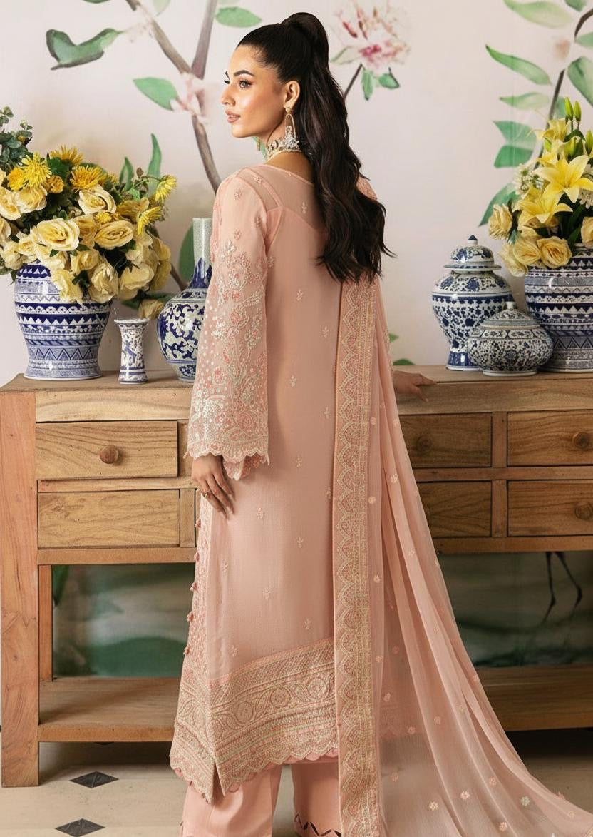 GULAAL EMBROIDERED CHIFFON - 3 PC UNSTITCHED