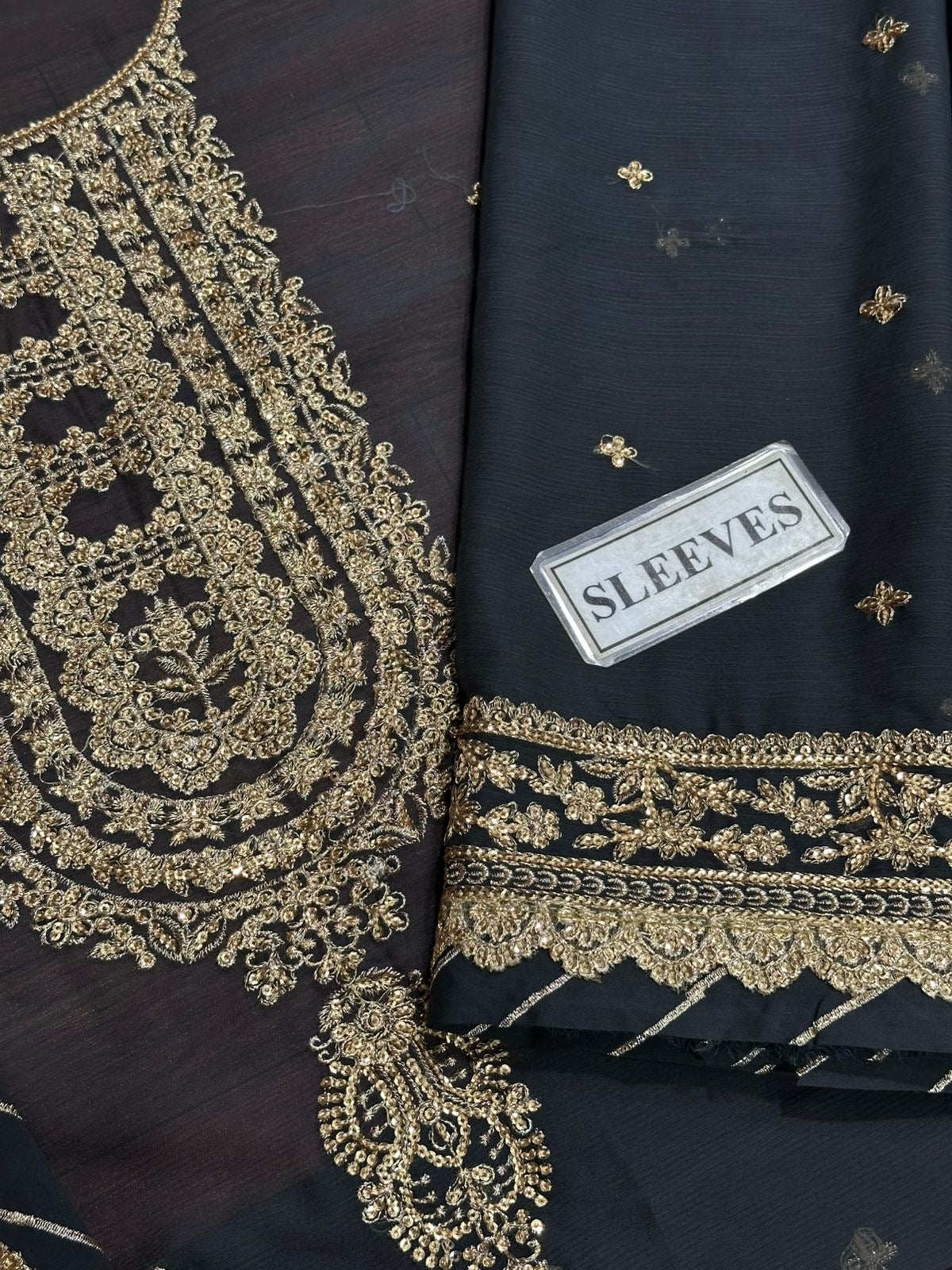 ASIM JOFA EMBROIDERED CHIFFON - 3 PC UNSTITCHED
