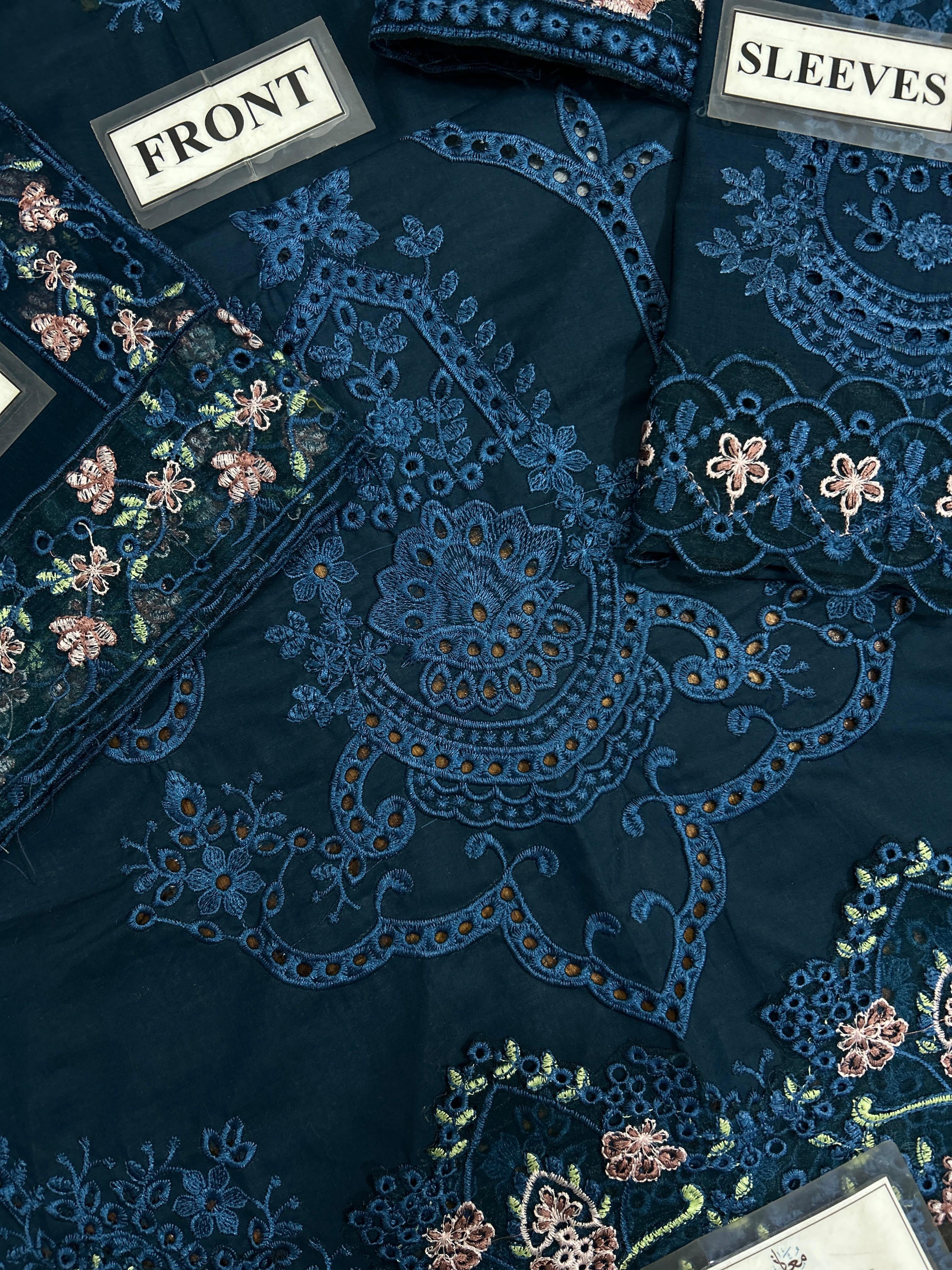 IMROZIA SERENE EMBROIDERED CHIKANKARI LAWN - 3 PC UNSTITCHED