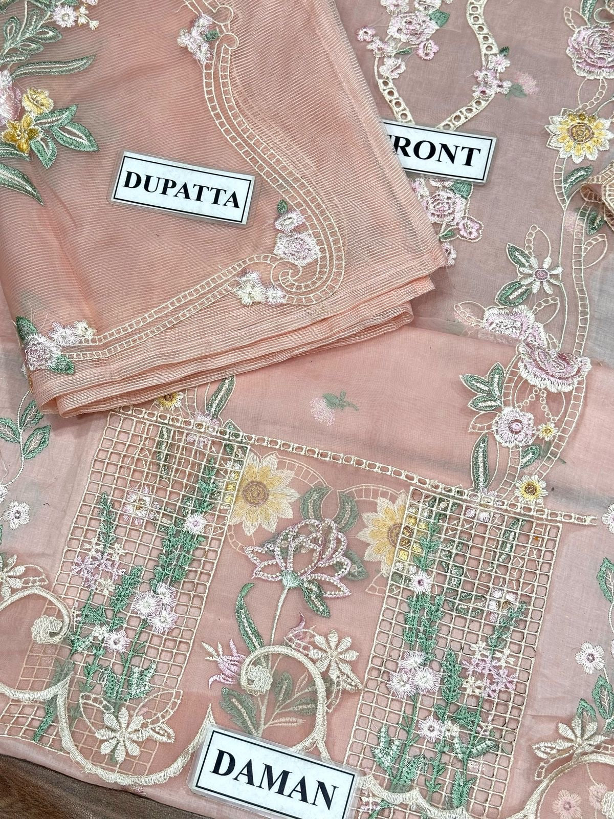 CRIMSON LUXURY EMBROIDERED CHIKANKARI LAWN - 3 PC UNSTITCHED