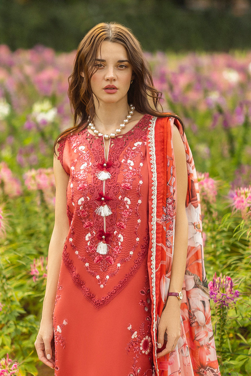 MUSHQ EMBROIDERED LAWN - 3 PC UNSTITCHED