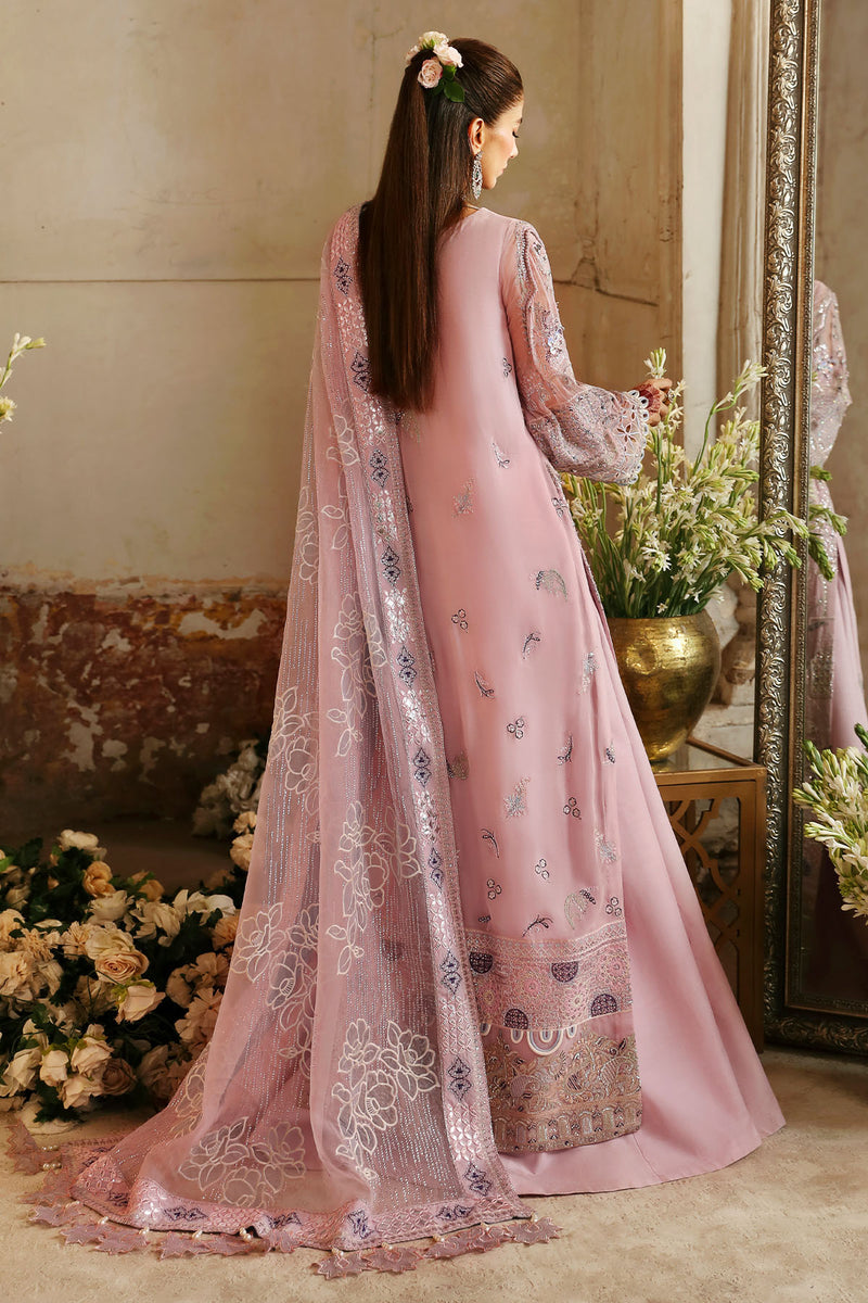 NUREH LUXURY EMBROIDERED HANDWORK PURE CHIFFON - 3 PC UNSTITCHED