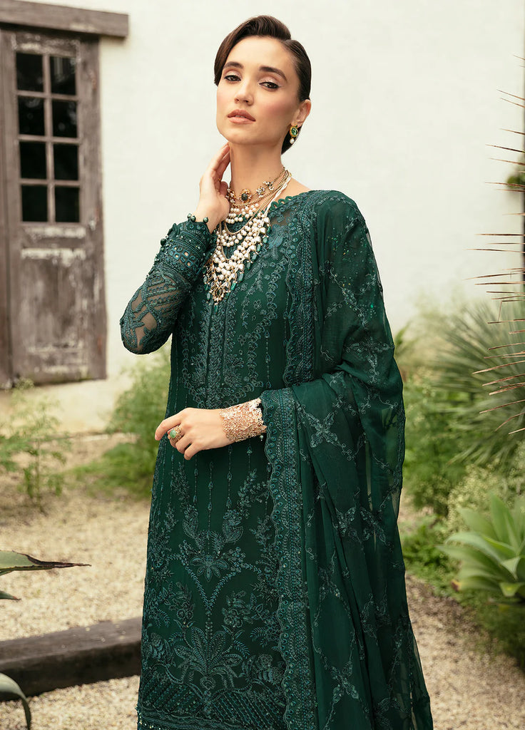 GULAAL LUXURY EMBROIDERED CHIFFON - 3 PC UNSTITCHED