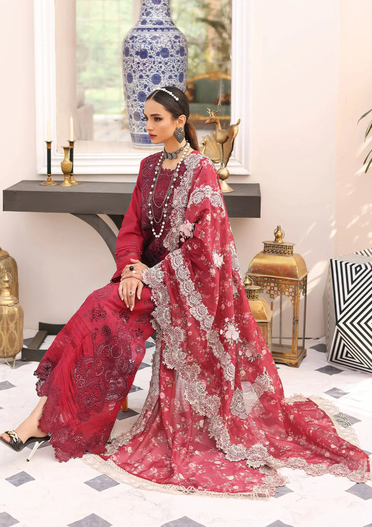 ELAF FESTIVE CHIKANKARI EMBROIDERED LAWN - 3 PC UNSTITCHED