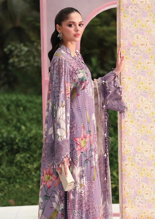 MARIA B DIGITAL PRINTED EMBROIDERED LAWN - 3 PC UNSTITCHED