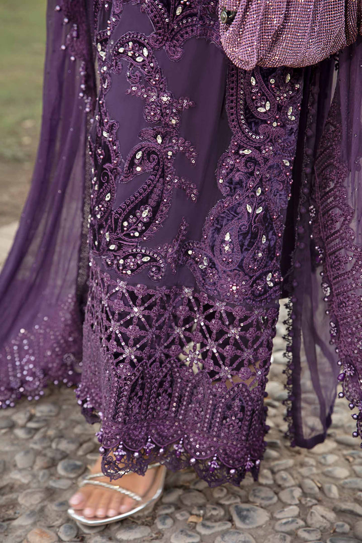 MARIA B LUXURY WEDDING EMBROIDERED CHIFFON - 3 PC UNSTITCHED