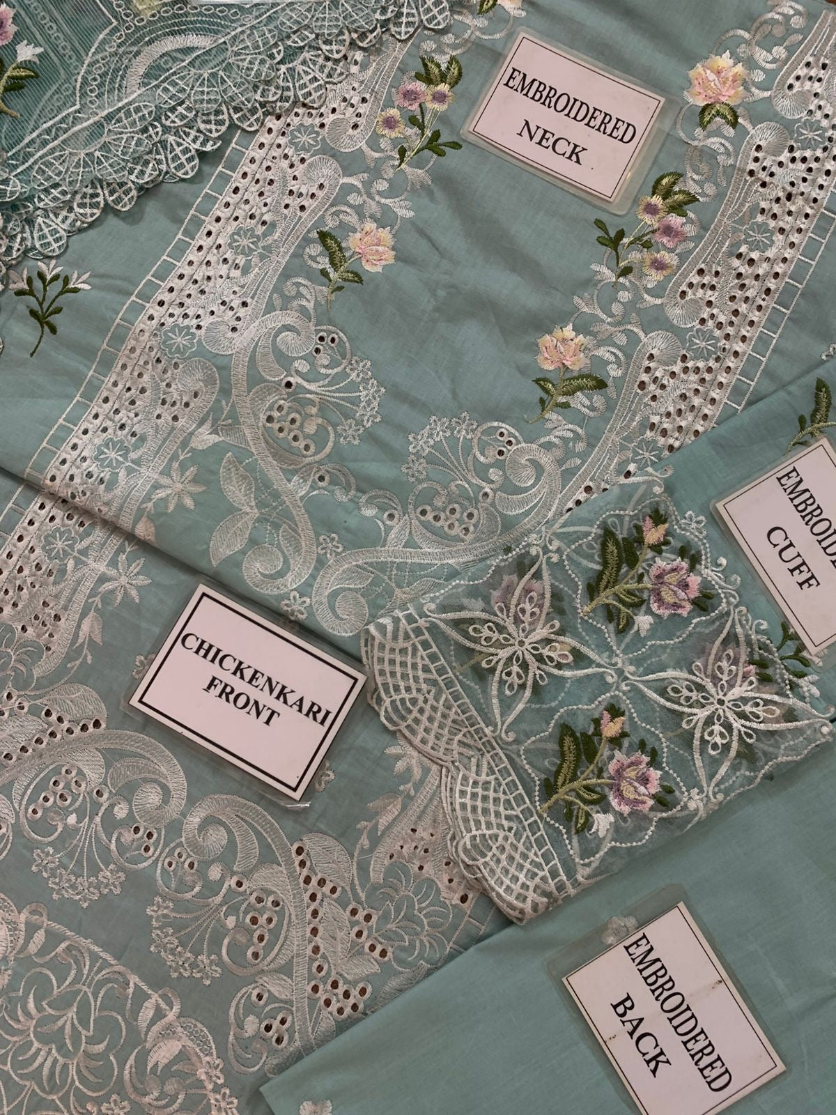 ELAF PREMIUM EMBROIDERED LAWN - 3 PC UNSTITCHED