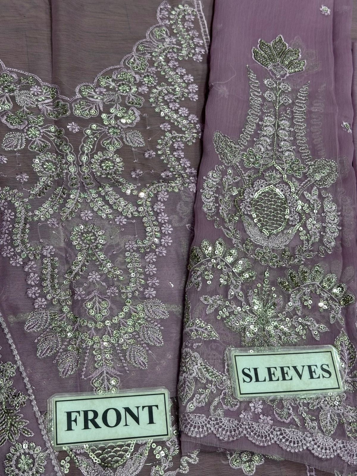 GULAAL EMBROIDERED CHIFFON - 3 PC UNSTITCHED