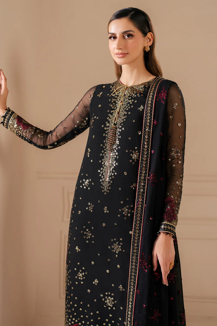 JAZMIN LUXURY EMBROIDERED CHIFFON - 3 PC UNSTITCHED