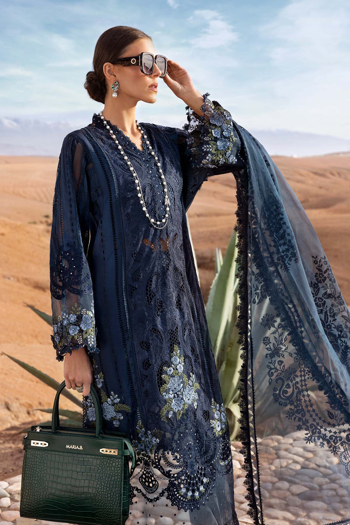 MARIA B LUXURY EMBROIDERED CHIKANKARI LAWN - 3 PC UNSTITCHED