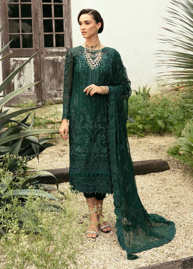 GULAAL LUXURY EMBROIDERED CHIFFON - 3 PC UNSTITCHED