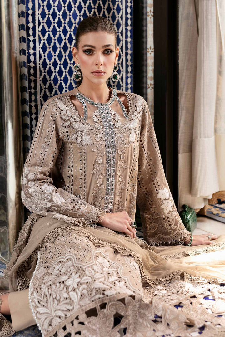 MARIA B LUXURY EMBROIDERED CHIKANKARI LAWN - 3 PC UNSTITCHED