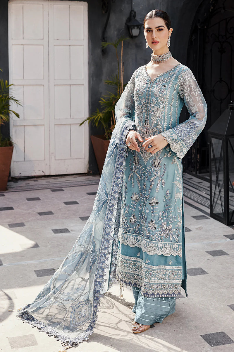 EMAAN ADEEL EMBROIDERED ORGANZA - 3 PC UNSTITCHED
