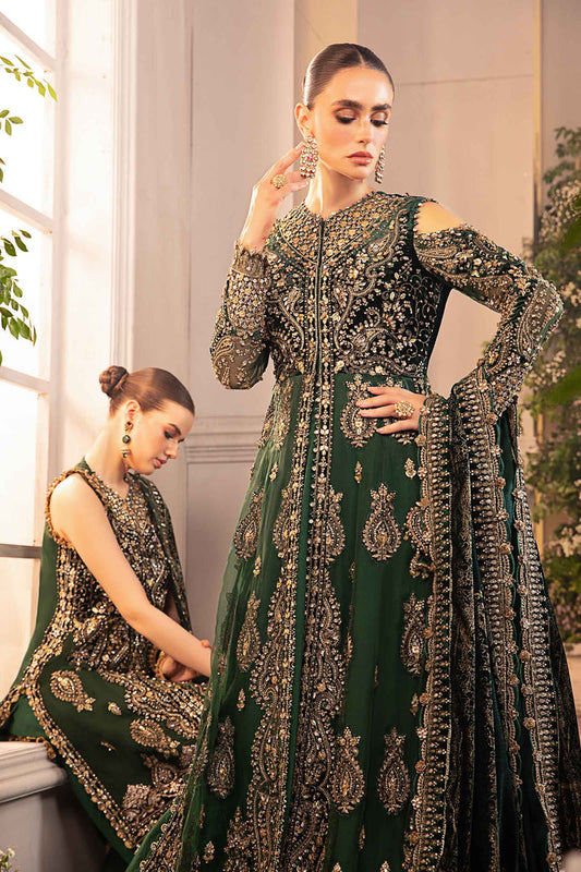 MARIA B LUXURY WEDDING EMBROIDERED VELVET - 3 PC UNSTITCHED