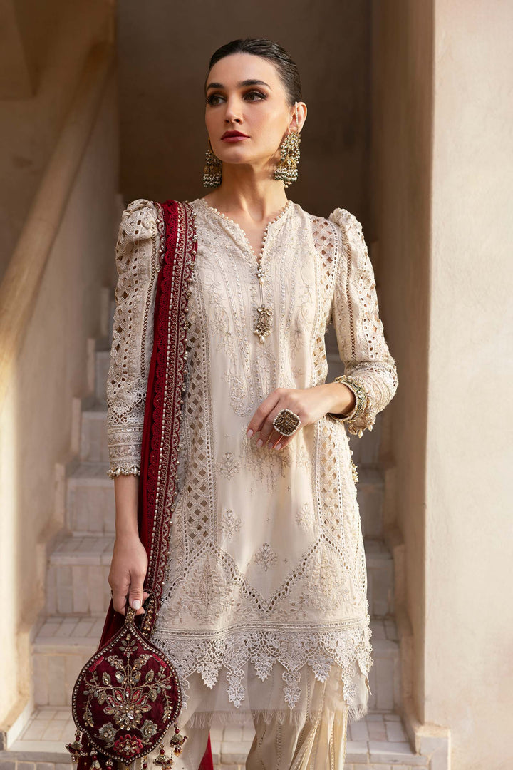 MARIA B LUXURY CHIKANKARI EMBROIDERED LAWN - 3 PC UNSTITCHED