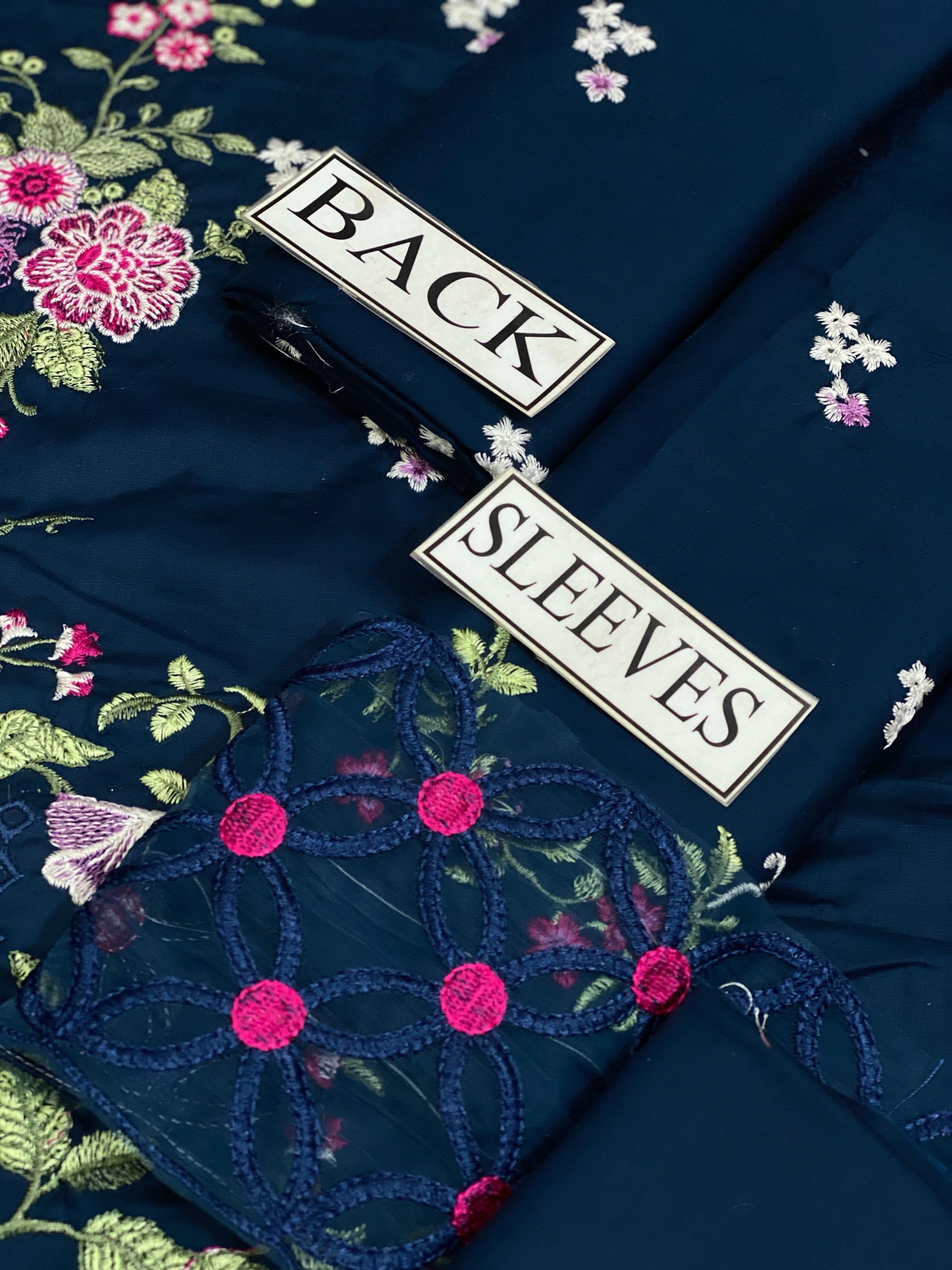 ASIFA NABEEL EMBROIDERED LAWN - 3 PC UNSTITCHED