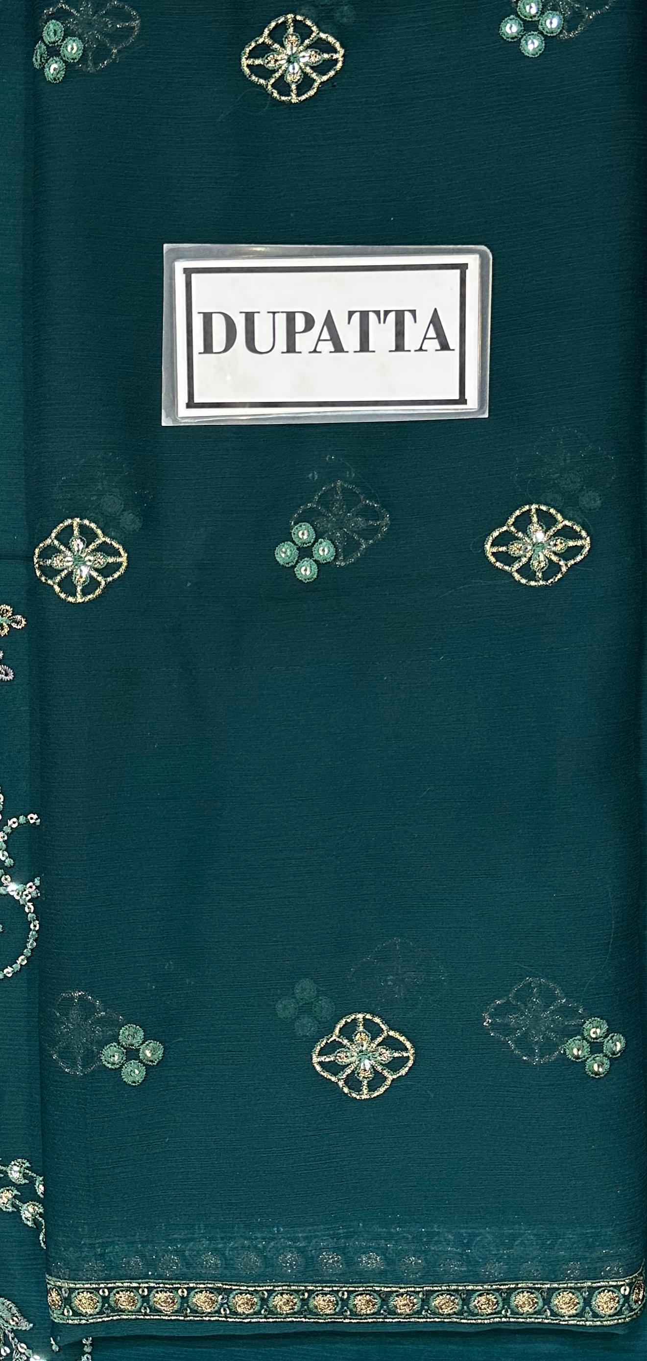 LAVISH LUXURY EMBROIDERED CHIFFON - 3 PC UNSTITCHED
