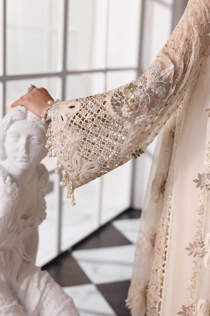 MARIA B LUXURY WEDDING EMBROIDERED CHIFFON - 3 PC UNSTITCHED