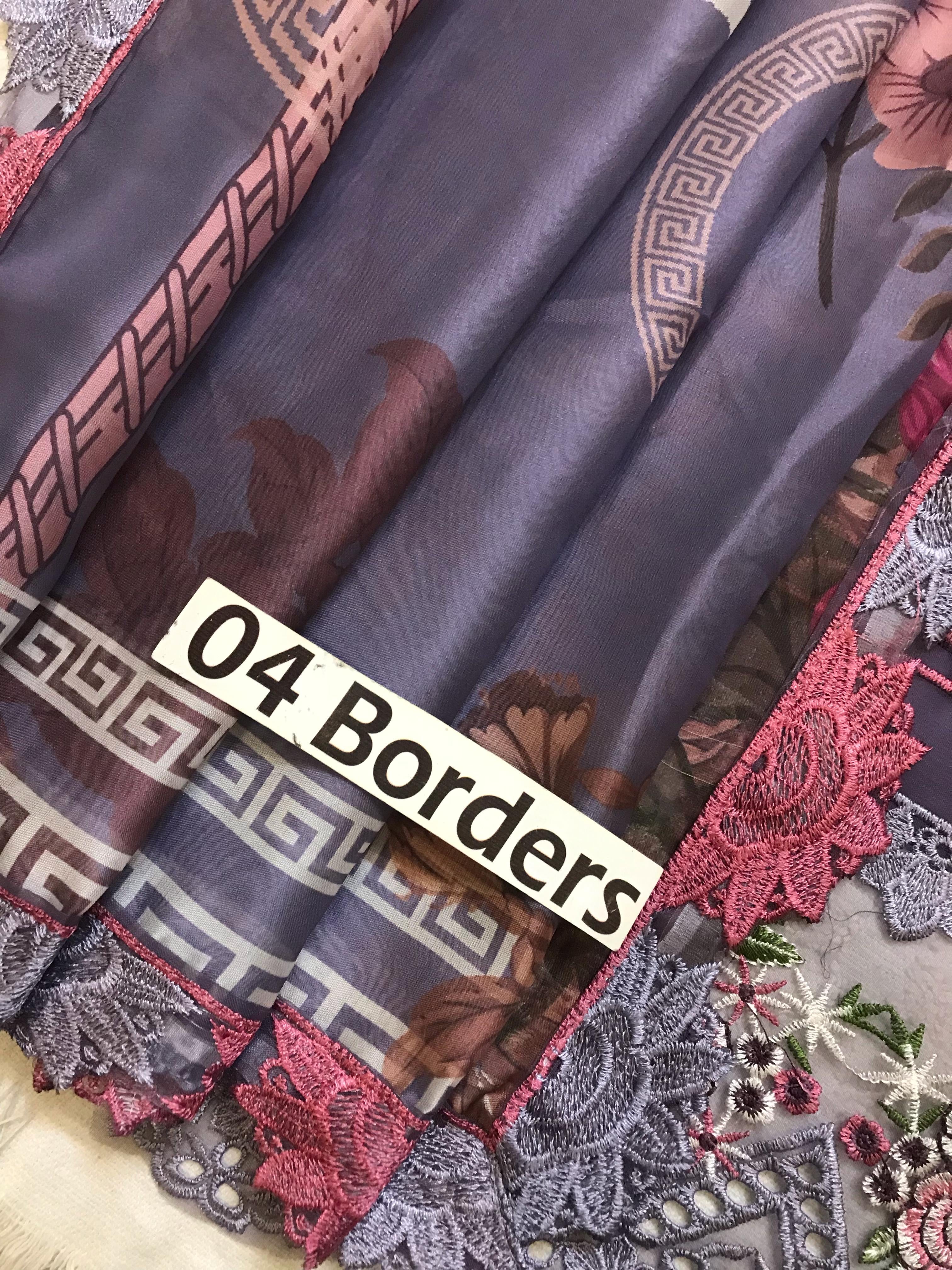 JADE CHIKANKARI EMBROIDERED LAWN - 3 PC UNSTITCHED