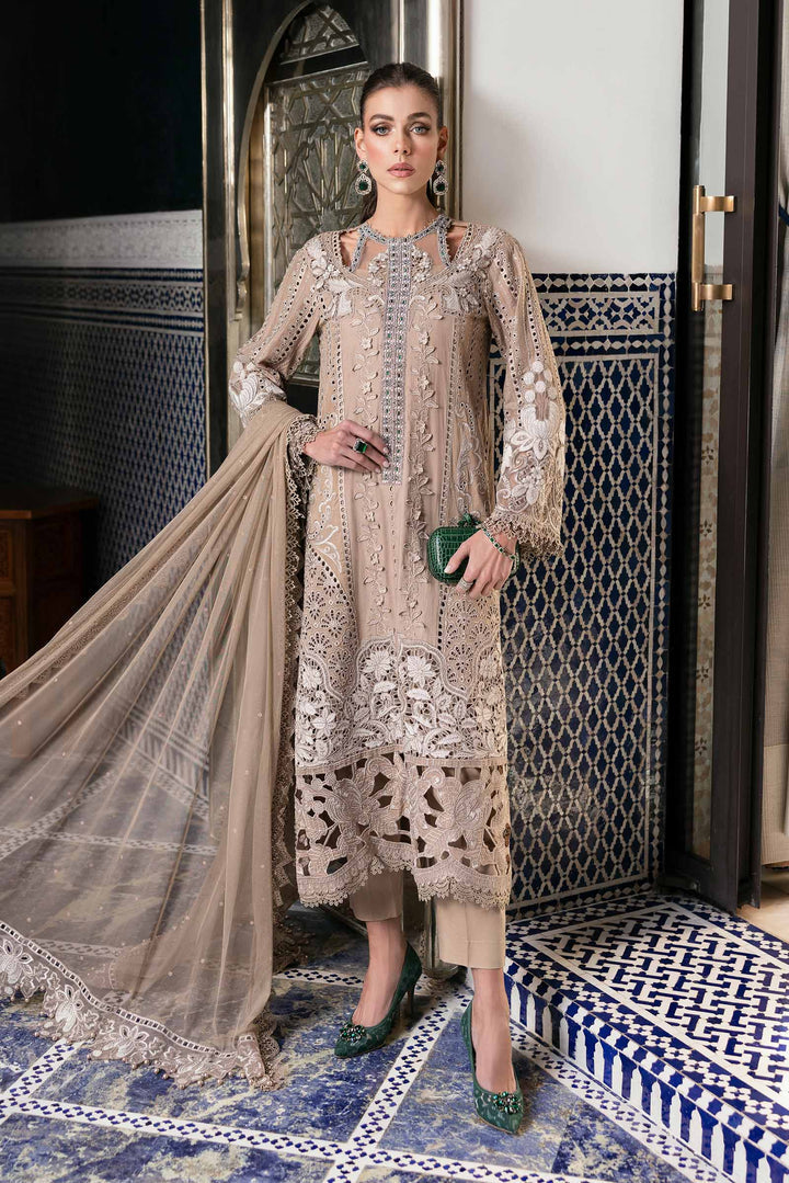 MARIA B LUXURY EMBROIDERED CHIKANKARI LAWN - 3 PC UNSTITCHED