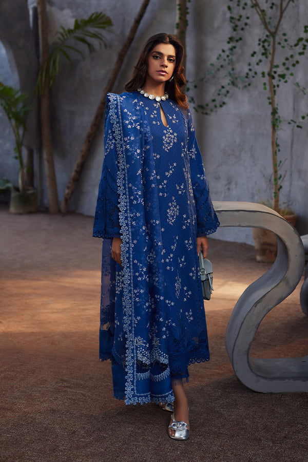 SUFFUSE DIGITAL PRINTED EMBROIDERED LAWN - 3 PC UNSTITCHED