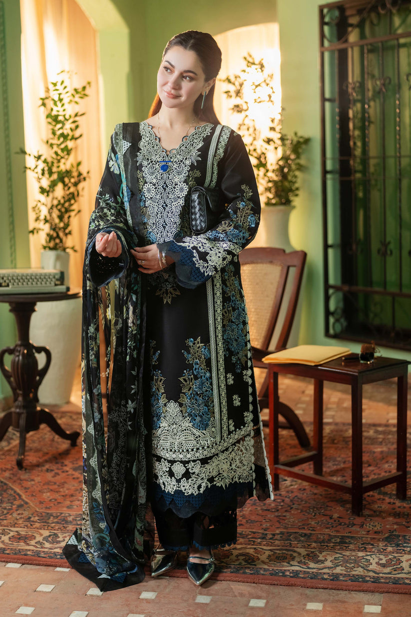 JADE CHIKANKARI EMBROIDERED LAWN - 3 PC UNSTITCHED