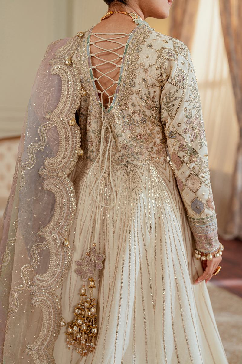 BAROQUE CHANTELLE LUXURY EMBROIDERED NET - 3 PC UNSTITCHED